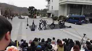 just another monday at Korean university