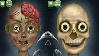 Asmr ||☠️ Skeleton Ghost into Smart boy Surgery  🤶 - ☠️😱