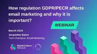 How regulation GDPR/PECR affects email marketing and why it is important | Digital Culture Network