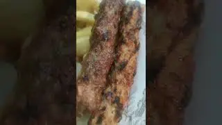Is the grill burger really that good from al shezan? #grillburger #burger #seekhkabab #chips
