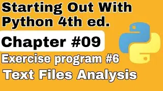 Python Text Files Analysis Exercise - Set Methods in Python