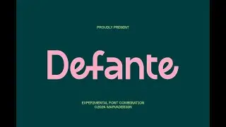Defante Font Download