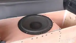 Вы офигеете от этого рупорного сабвуфера. Horn subwoofer amazing sound from cheap 8 clarion srv 202