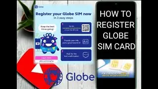 How to Register Globe Sim  Card Number || BLAGS NI BUDANG vlog 53 || #globe #simcardregistration