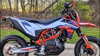 KTM 690 SMCR MotoProWorks Graphics Kit Review by SRmoto