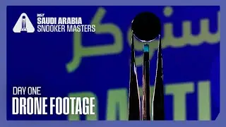 Drone Fly-By Of Saudi Arabia Snooker Masters Venue in Riyadh