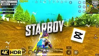 STARBOY EDIT | PUBG MOBILE | BGMI | CAPCUT | B4B BEAST GAMING