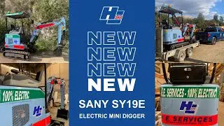 H. E. Services (Plant Hire) Ltd - SANY SY19E 1.9 Tonne Electric Mini Digger