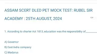 #assamscertdledpet2024 #model question Assam Scert dled pet 2024 #dojoinonlineclass