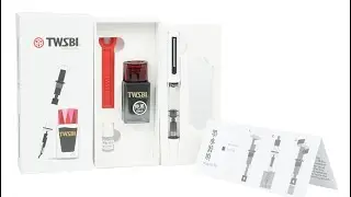Набор TWSBI ECO. Перьевая ручка и флакон черных чернил 18 мл.