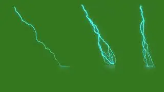 Green Screen AMAZING LIGHTNING visual effect!