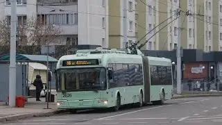 Минск. Поездка на троллейбусе БКМ 333 бортовой номер 5639 (бывший 2626) 33 маршрут