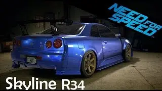 Need For Speed 2016 Car Customization | Nissan Skyline R34 GT R Tuning | 1000 HP Performance | PS4