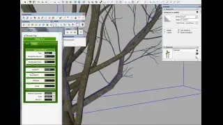 Sketchup - Tree Modeling (Screen Record)