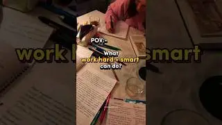 Work hard + smart 🎯📚🔥 