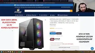 SON DEFA XBOX, PLAYSTATION VE PC KARŞILAŞTIRMASI | GTA VI'NIN MİNİMUM SİSTEM GEREKSİNİMLERİ TAHMİNİM