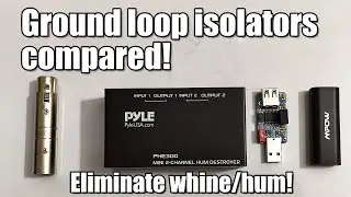 Fixing ground loops in your studio
