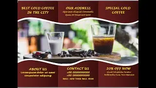 A4 size Trifold Brochure Design Ms word