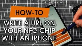 NFC Tools for iOS: How to write a URL on your NFC chip with an iPhone.