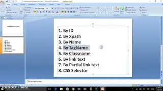 Selenium WebDriver - Locating web elements by tagname