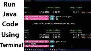 Run Any Java Code/Program Directly From The Terminal
