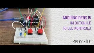arduino iki butonla iki led kontrolü