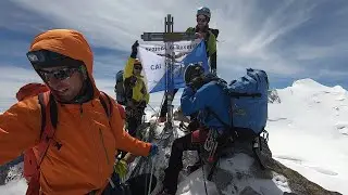 2024-07-13 Nadelhorn 4.327 m.  Via Normale della Cresta NE