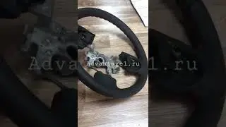 Перетяжка руля в кожу на Outlander 2.