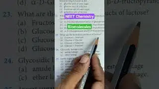NEET Chemistry | Biomolecules  #shorts #neetaspirants #neetchemistry