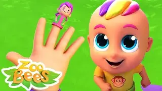Палец семьи песня | Дошкольные видео | Стихи для детей | Zoobees Russia | Детские стишки