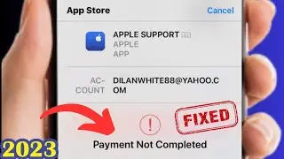 How to fix payment not completed app store | Payment not completed app store | 2023 | 