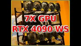 Render Workstation 3D 7x GPU RTX4090 Threadripper Pro 