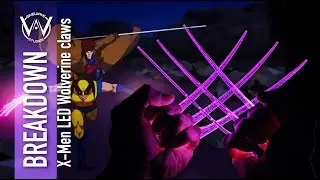 X-Men97 Kinetic charge LED Wolverine claws "WolveRave" ( DEMO )