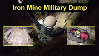 Abandoned Iron Mine with Military Dump