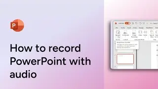 How to record PowerPoint with audio