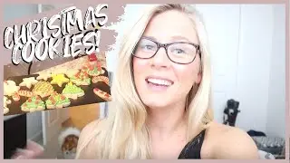 Best Christmas cookie recipes! Easy cookie decorating for our party! Vlogmas Day 18!