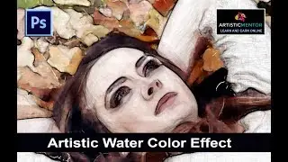 How to Make a Beautiful,  Artistic Watercolor Portrait | Photoshop Tutorial
