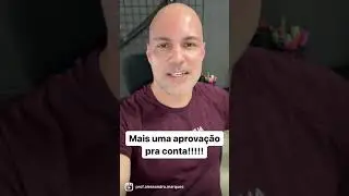 Minha 9ª aprovação!!!