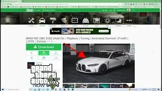 How to Install BMW M3 G80 2022 [Add-On / Replace | Tuning | Animated Sunroof | FiveM  | Extras] v1.5