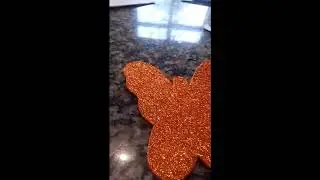 BORBOLETA  EM EVA FAZENDO ARTE