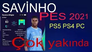 PES 2021 savinho Sávio yüz yaması face PS5 PS4 PC 24-25 YENİ SEZON Transfer Yaması | YILDIZPESYAMA |
