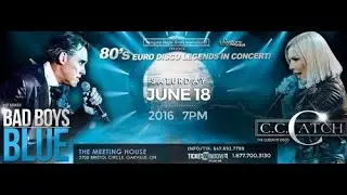 🎼C.C.Catch and Bad Boys Blue in concert in Canada for the first time! 2016