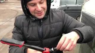 Установка козырька Рено Магнум