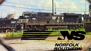 Railfanning in Dalton GA and Chattanooga TN with NS Dash 9's, OLS 5668, and SD70M-2's