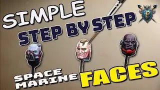 How to Paint Space Marine Faces | Warhammer 40k