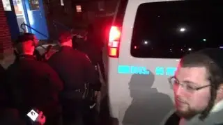 First robbery suspect taken to central booking