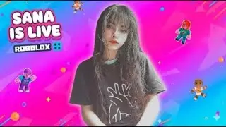 Roblox Live streaming of YT Sana12 avatar rating robux horror game bloxfruit BGIS PUBG BGMI brainrot
