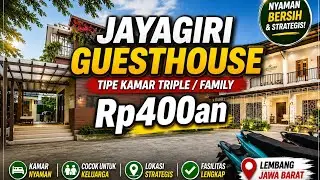 Review Kamar Triple / Family Guest House Jayagiri Belgareti #Jayagiriguesthouse #wisatalembang