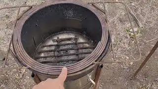 Печь для казана своими руками.Из старой стиральной машинки.