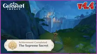 The Supreme Secret | Hidden Achievement | v4.4 Guide | Genshin Impact